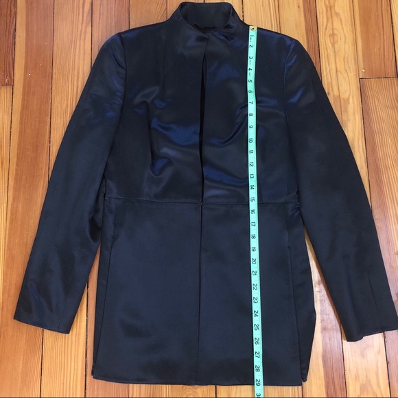 Akris black wool silk blend suit pants and blazer - Picture 3 of 8